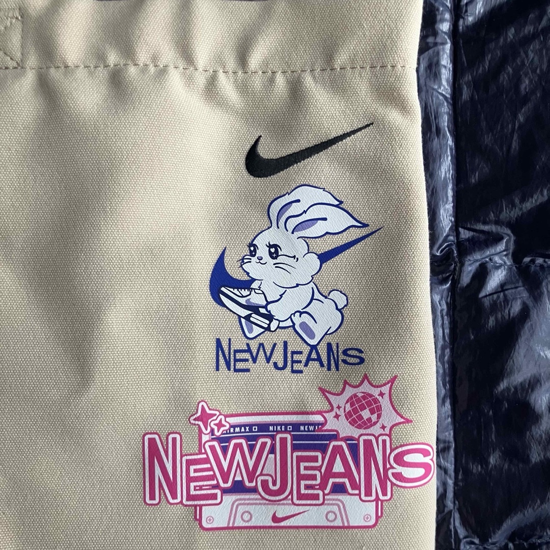NIKE - 韓国限定 nike カスタム new jeans コラボ トートバッグ