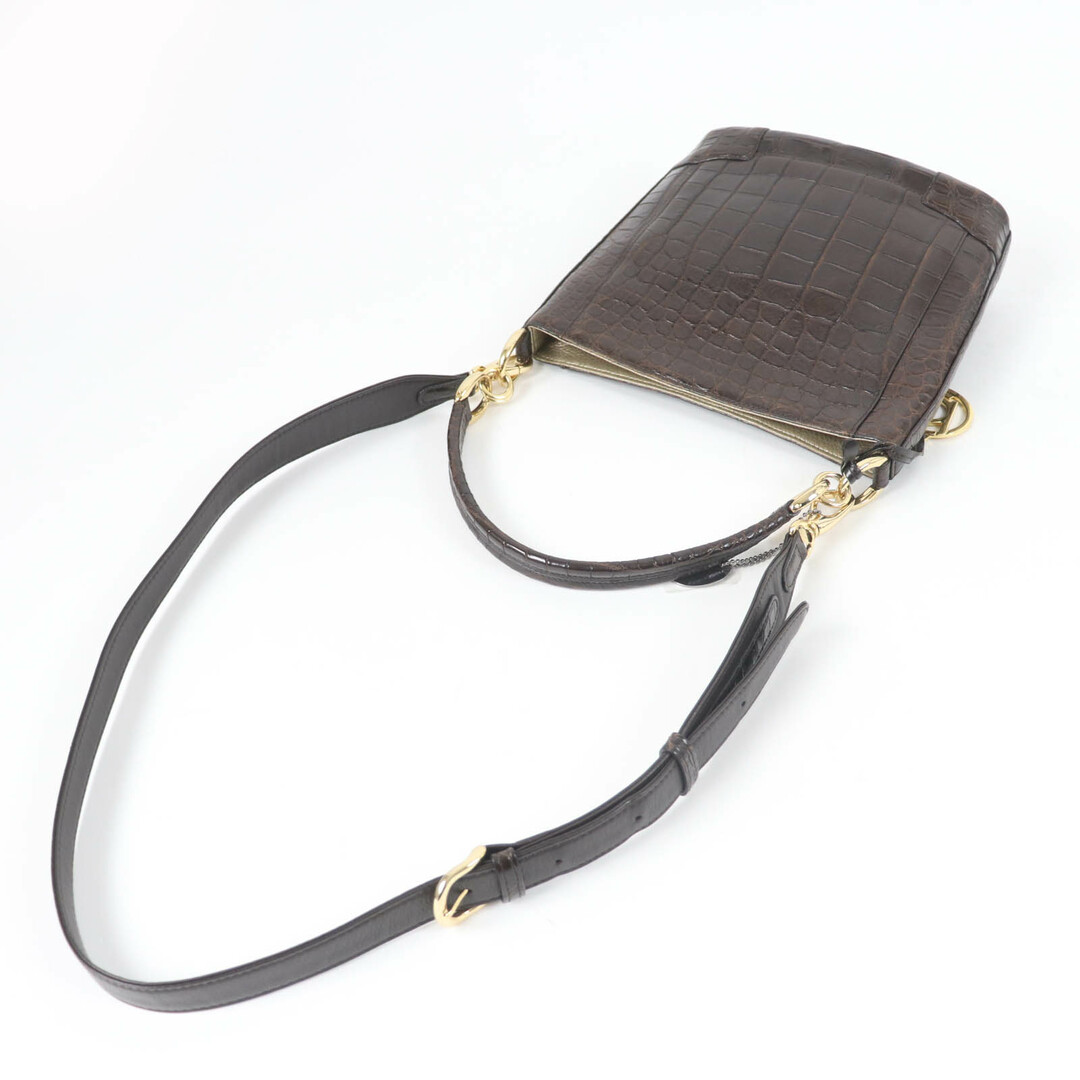 美品☆BEAUGRAND ボーグラン JRAタグ付 クロコダイル 2WAY 美品☆BEAUGRAND ボーグラン JRAタグ付 クロコダイル 2WAY