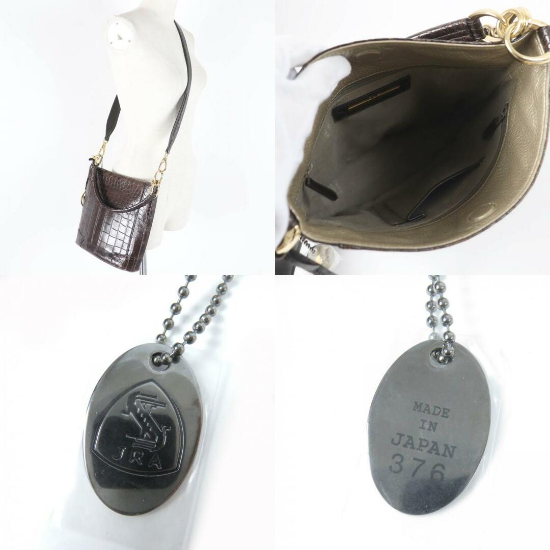 美品☆BEAUGRAND ボーグラン JRAタグ付 クロコダイル 2WAY 美品☆BEAUGRAND ボーグラン JRAタグ付 クロコダイル 2WAY