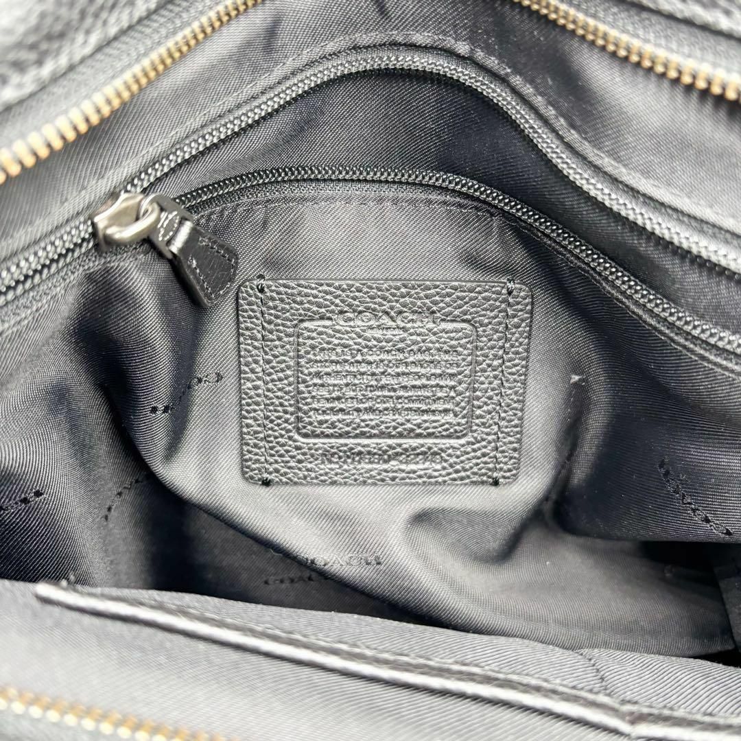 コーチ COACH トートバッグ ビジネスバッグ シボ革 ブラック 32248 コーチ COACH トートバッグ ビジネスバッグ シボ革 ブラック 32248