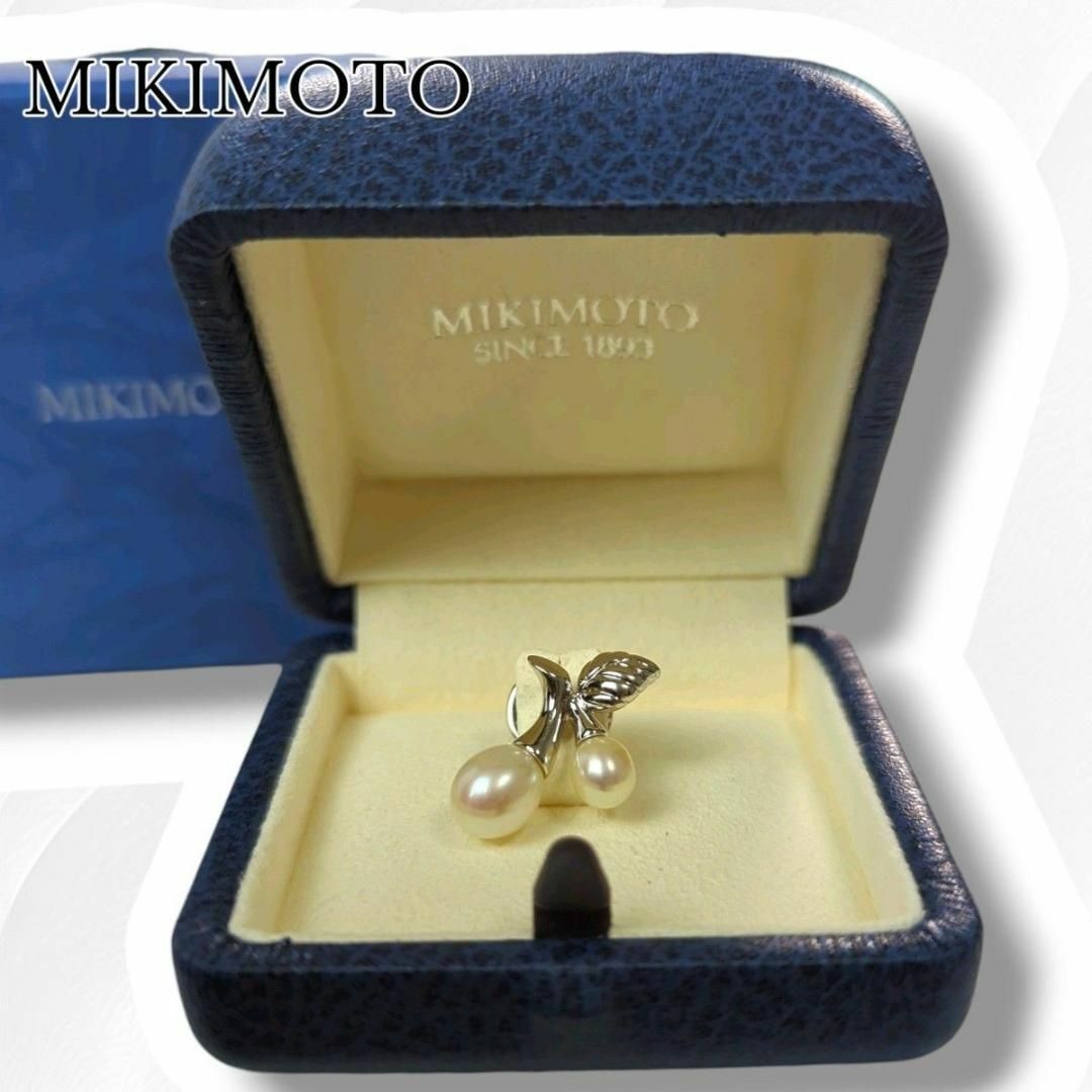 MIKIMOTO ミキモト パール 真珠 チェリー ピンブローチ ネクタイピン MIKIMOTO ミキモト パール 真珠 チェリー ピンブローチ ネクタイピン