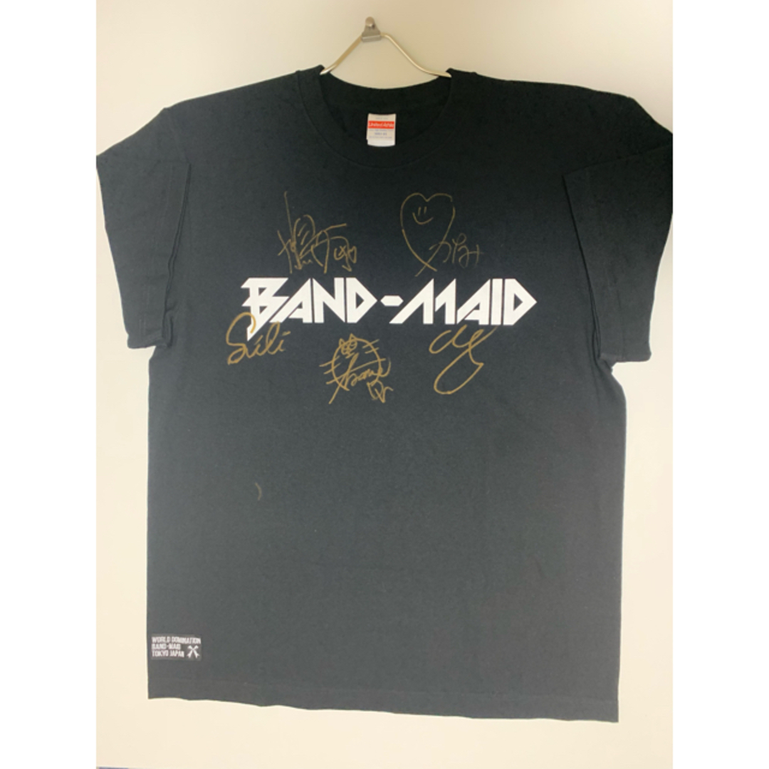 BAND-MAID メンバー全員直筆サイン入りTシャツの通販 by sora3's BAND-MAID メンバー全員直筆サイン入りTシャツの通販 by sora3's