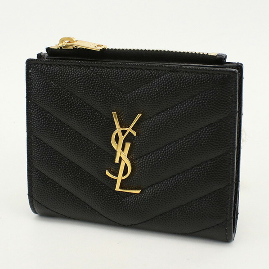 サンローラン SAINT LAURENT 二折財布小銭入付き レディース サンローラン SAINT LAURENT 二折財布小銭入付き レディース