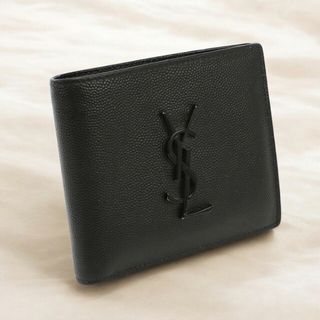 SAINT LAURENT - 美品✨サンローラン 折り財布 クロコ ブラック SAINT LAURENT - 美品✨サンローラン 折り財布 クロコ ブラック