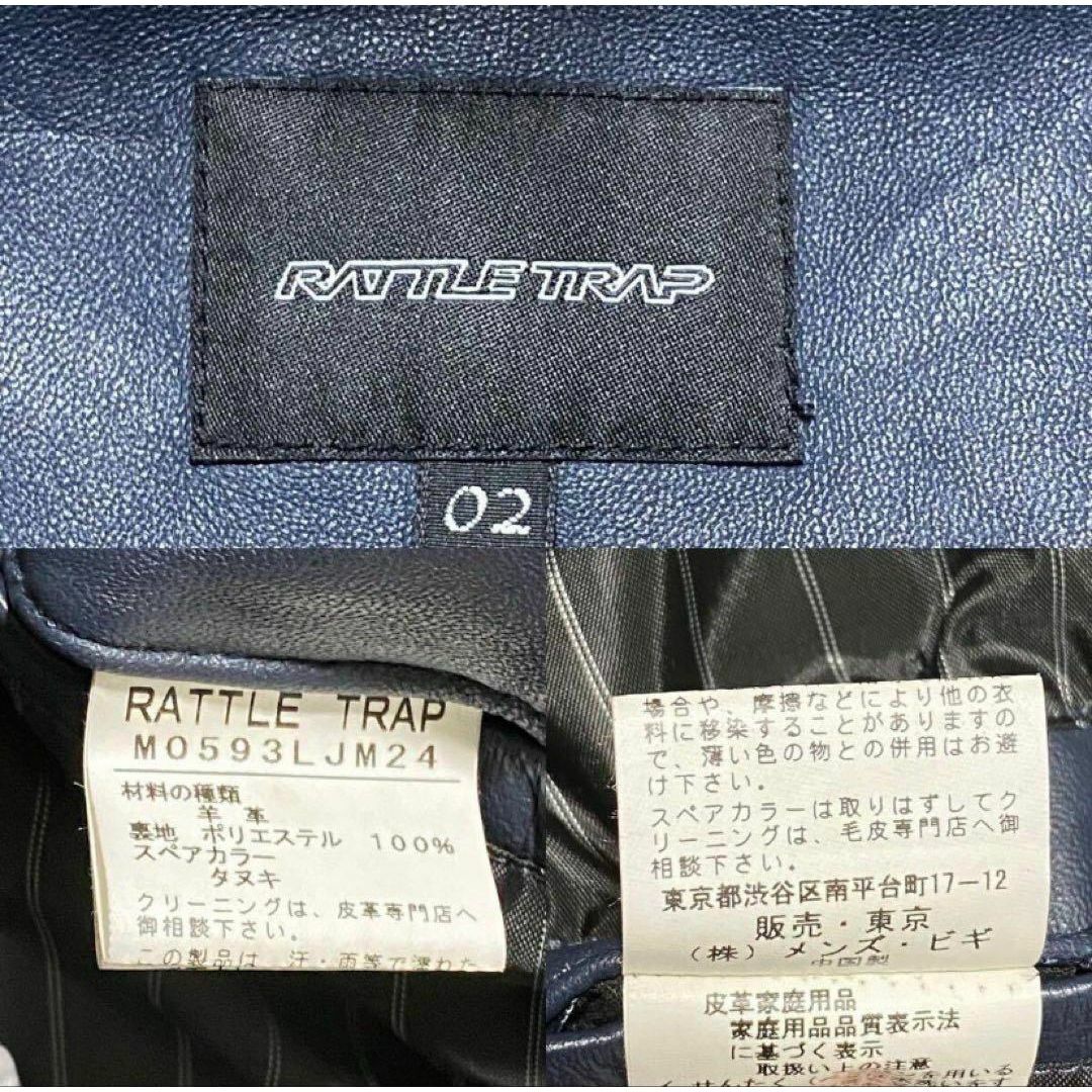 希少 ラトルトラップ レザージャケット シングルライダース