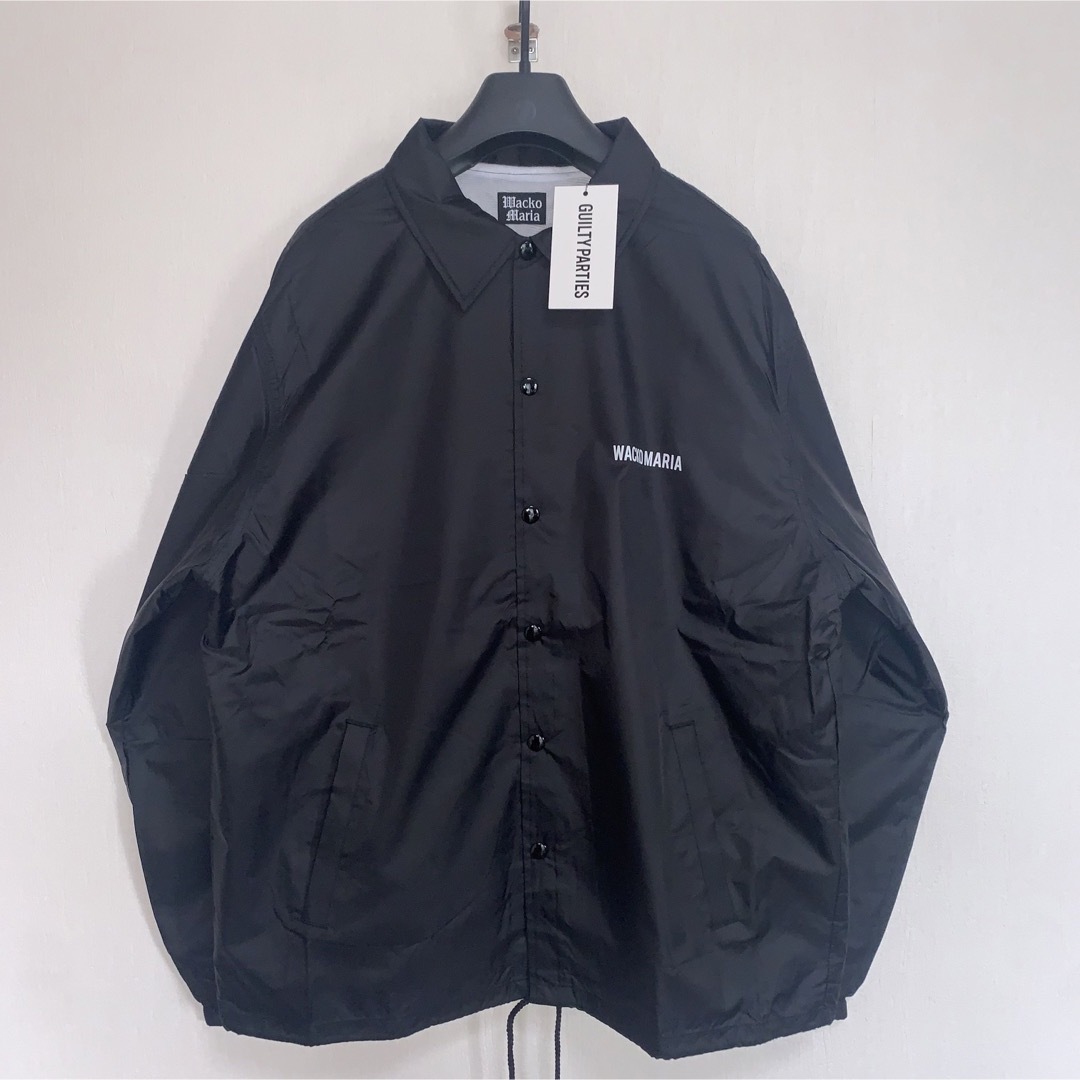 XL黒【WACKOMARIA】COACH JKT/新品タグ付/送料込 XL黒【WACKOMARIA】COACH JKT/新品タグ付/送料込