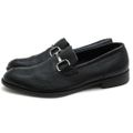 ゼニア/Ermenegildo Zegna ビットローファー シューズ 靴 メンズ 男性 男性用 レザー 革 本革 ブラック 黒 A2463 C405 スリッポン マッケイ製法