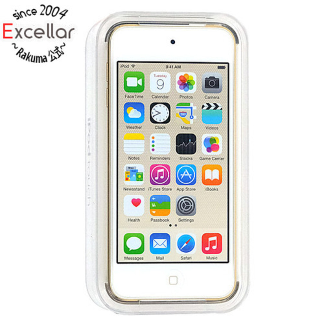 bigapple(ビッグアップル)のApple 第6世代 iPod touch MKHC2J/A ゴールド/64GB スマホ/家電/カメラのオーディオ機器(ポータブルプレーヤー)の商品写真