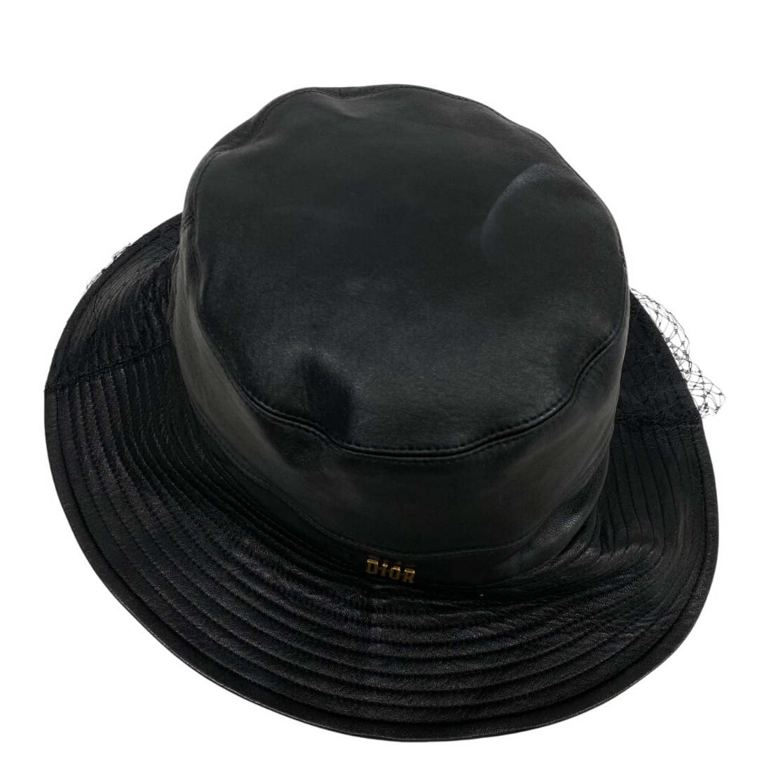 クリスチャンディオール Christian Dior ハット ブラック 帽子 クリスチャンディオール Christian Dior ハット ブラック 帽子
