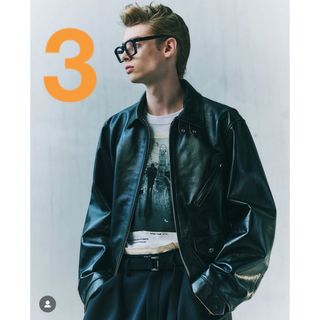 sacai - 新品 sacai サカイ 2025SS レザージャケット サイズ3の sacai - 新品 sacai サカイ 2025SS レザージャケット サイズ3の