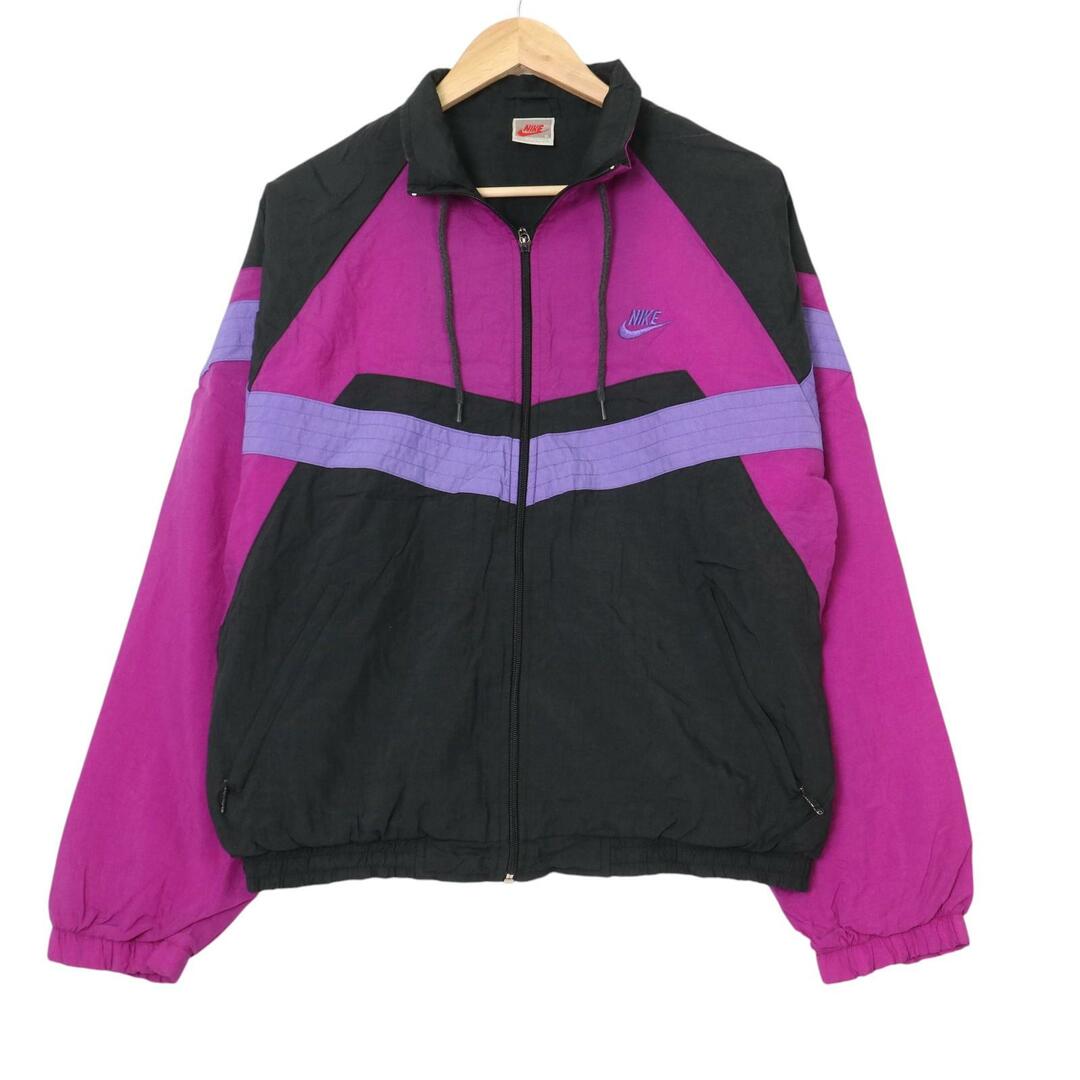 90年代 NIKE ナイキ ナイロンジャケット スポーツ パープル 90年代 NIKE ナイキ ナイロンジャケット スポーツ パープル