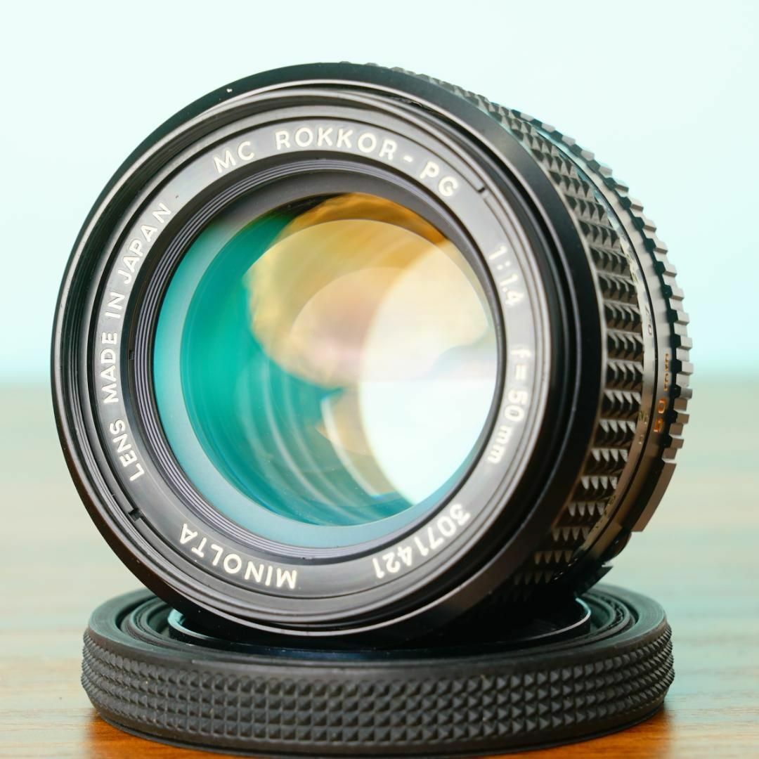 ミノルタ MC ROKKOR-PG 50mm f1.4 オールドレンズ #421 ミノルタ MC ROKKOR-PG 50mm f1.4 オールドレンズ #421