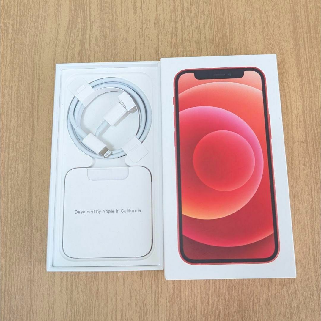 箱付 iPhone 12 mini レッド 64GB SIMフリー 本体 194 箱付 iPhone 12 mini レッド 64GB SIMフリー 本体 194