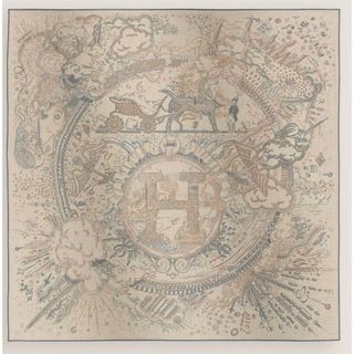 HERMES - 25春夏 エルメス カレH 100《プリーズ・ホールド・ザ HERMES - 25春夏 エルメス カレH 100《プリーズ・ホールド・ザ