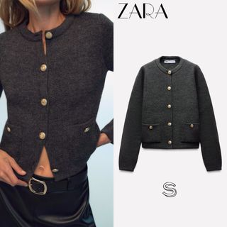 ZARA(カーディガン ・ ゴールド/金色系)のフリマアイテム一覧 ZARA(カーディガン ・ ゴールド/金色系)のフリマアイテム一覧