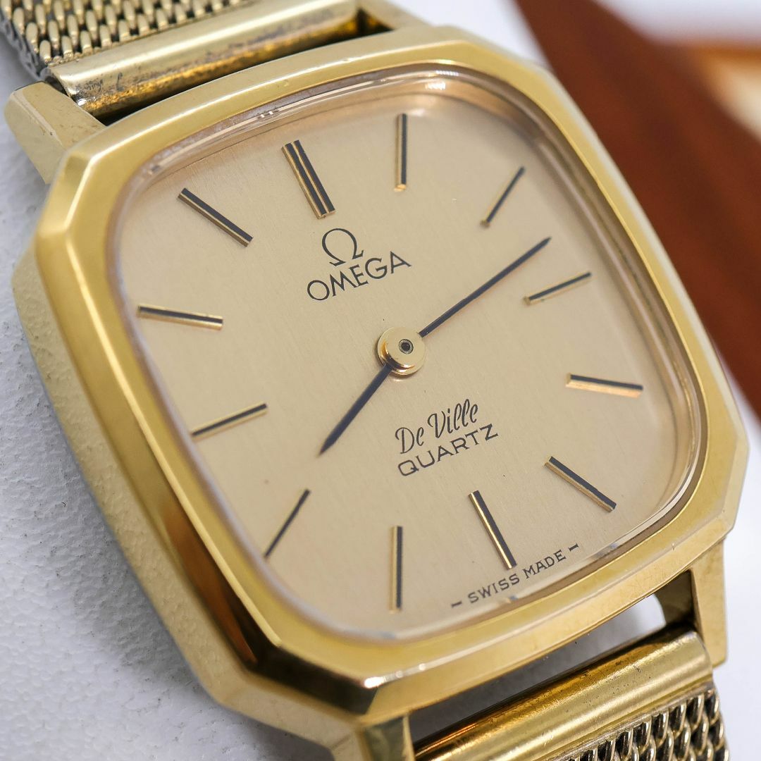 OMEGA - 稼働 OMEGA DE VILLE 腕時計 プッシュ式リューズ OMEGA - 稼働 OMEGA DE VILLE 腕時計 プッシュ式リューズ
