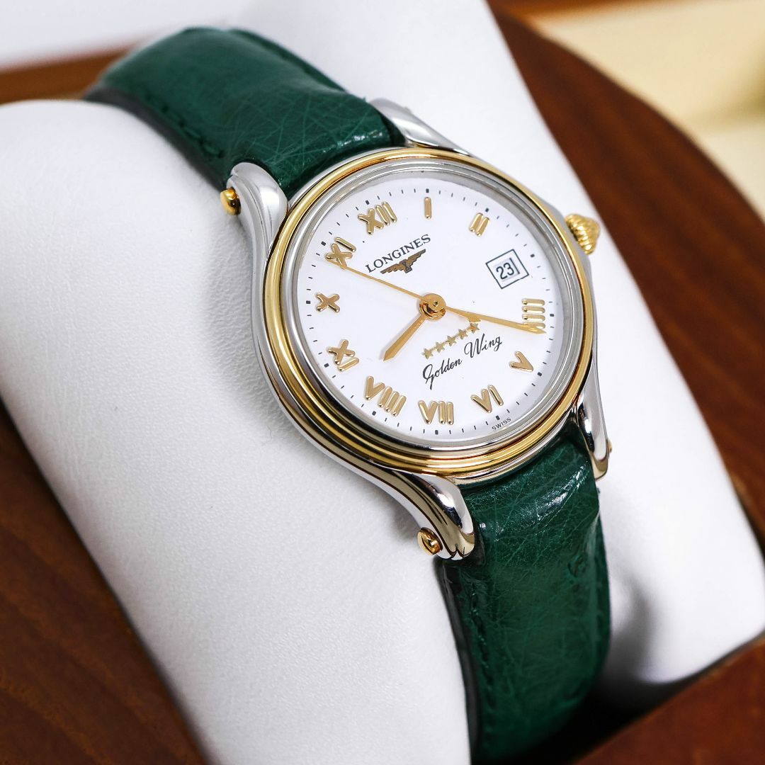 LONGINES - 稼働 LONGINES 腕時計 Golden Wing レア デイト 762 LONGINES - 稼働 LONGINES 腕時計 Golden Wing レア デイト 762