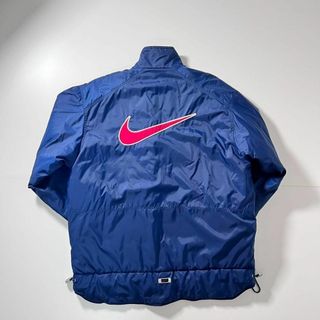 NIKE - ナイキ ダウンジャケット ブラック XLサイズ相当 ロゴ NIKE - ナイキ ダウンジャケット ブラック XLサイズ相当 ロゴ