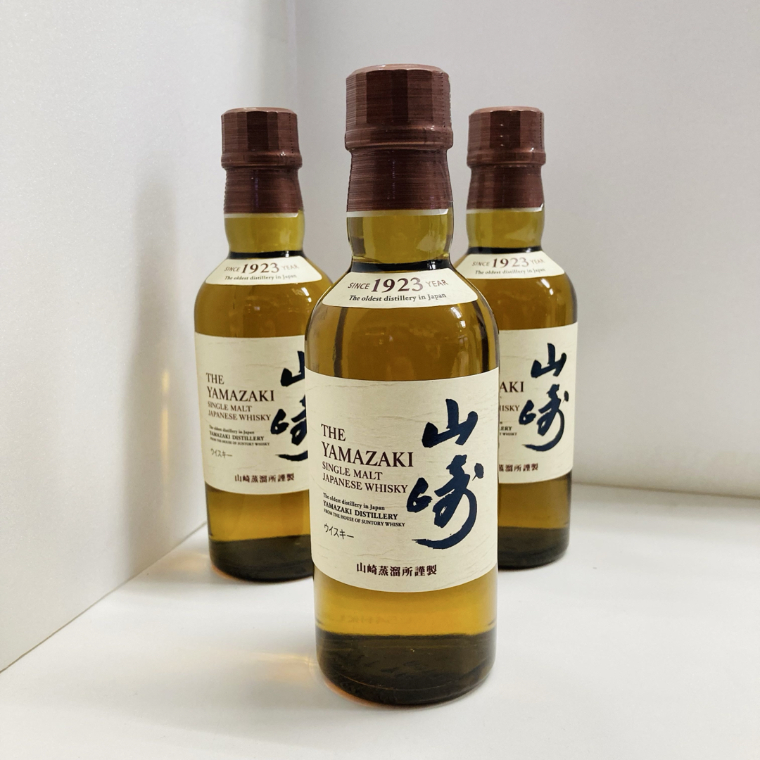 山崎 ミニボトル 180ml×3本 NV 山崎 ミニボトル 180ml×3本 NV
