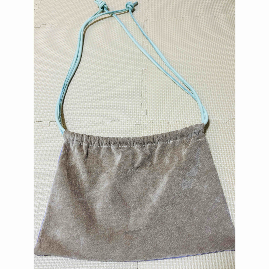 極美品】ayakawasaki スエード×ラムレザー 巾着バッグ 極美品】ayakawasaki スエード×ラムレザー 巾着バッグ
