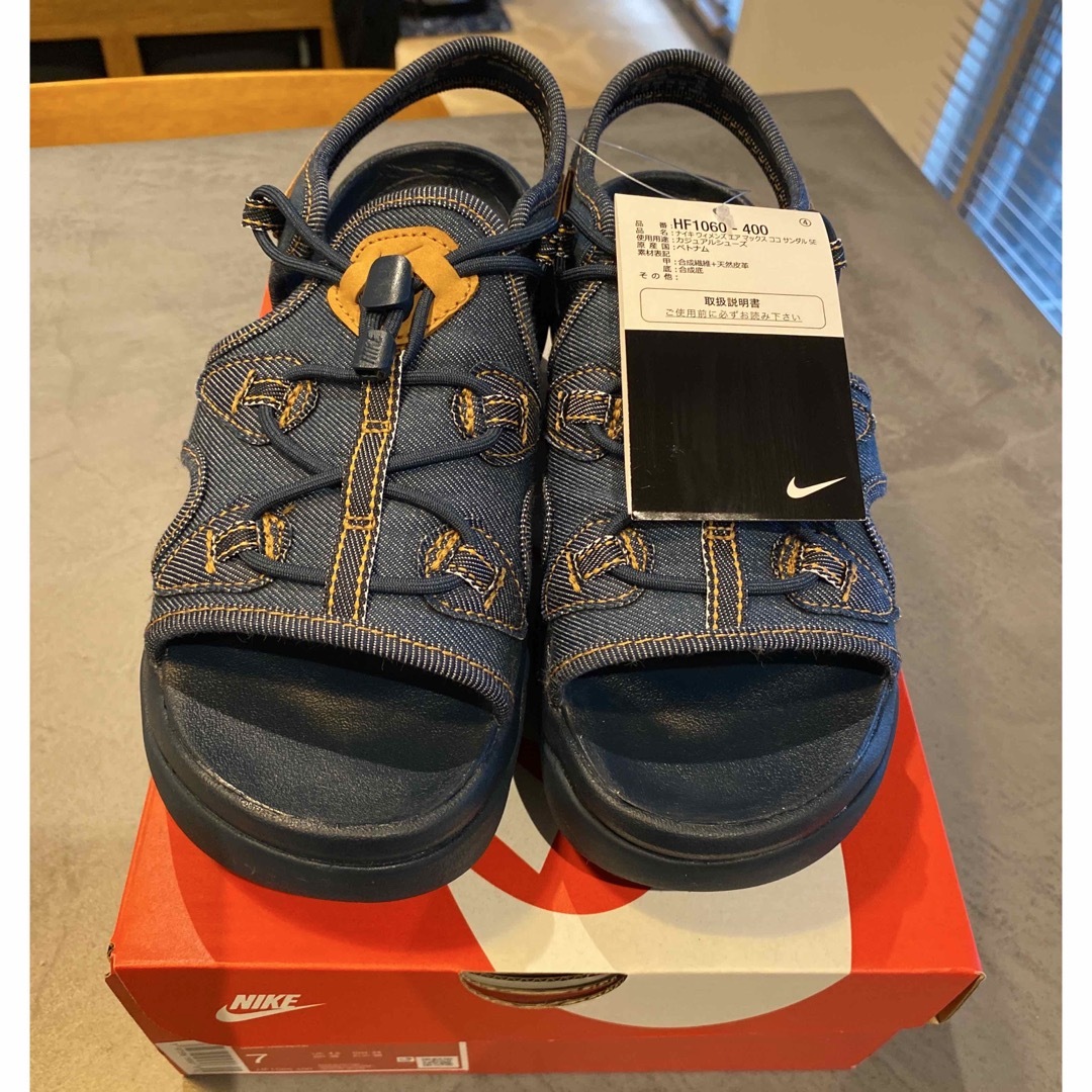 NIKE - 【新品・入手困難】NIKE ココサンダル デニム 24㎝の通販 NIKE - 【新品・入手困難】NIKE ココサンダル デニム 24㎝の通販