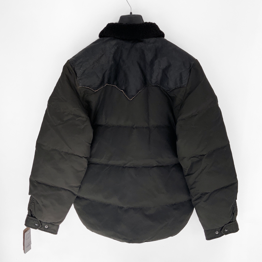 24FW 新品 RRL シアリングカラー レザーヨーク ジャケット ダウン M 24FW 新品 RRL シアリングカラー レザーヨーク ジャケット ダウン M