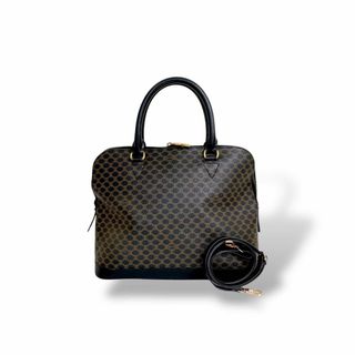 CELINE - 激レア セリーヌ 2way 黒マカダム ハンドバッグ 3980の CELINE - 激レア セリーヌ 2way 黒マカダム ハンドバッグ 3980の