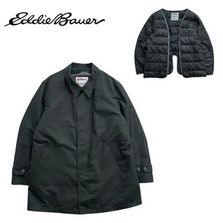 Eddie Bauer - エディーバウアー レザーステンカラーコート M 本 Eddie Bauer - エディーバウアー レザーステンカラーコート M 本