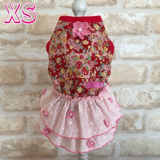 ハンドメイド犬服　ワンピース(ペット服/アクセサリー)
