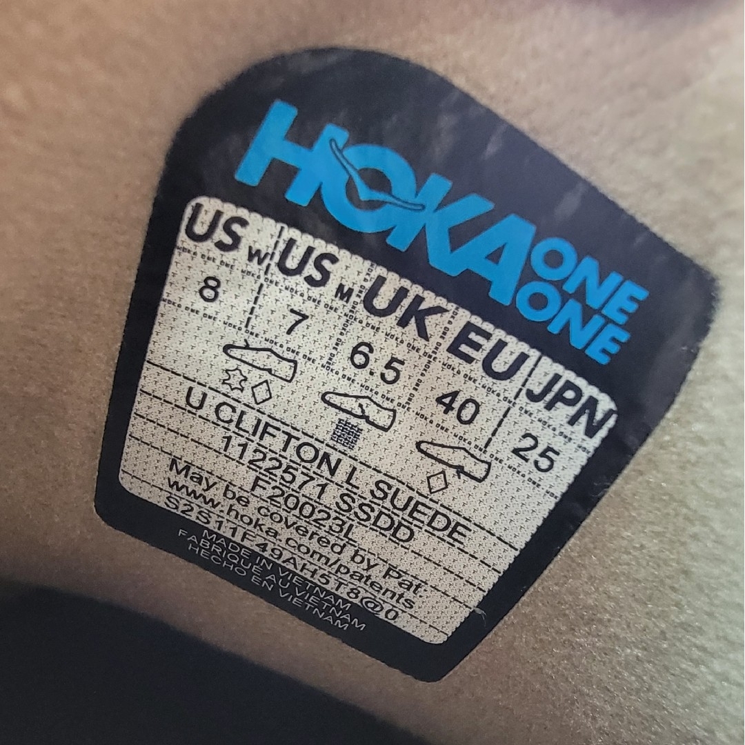 HOKA ONE ONE - ホカ オネオネ クリフトン L スエード ベージュ HOKA ONE ONE - ホカ オネオネ クリフトン L スエード ベージュ