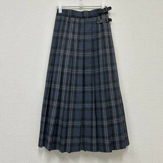 【GlOBAL WORK】グローバルワーク　ブルー系　M　ロングスカート　チェック　カジュアル　ボトムス(ロングスカート)