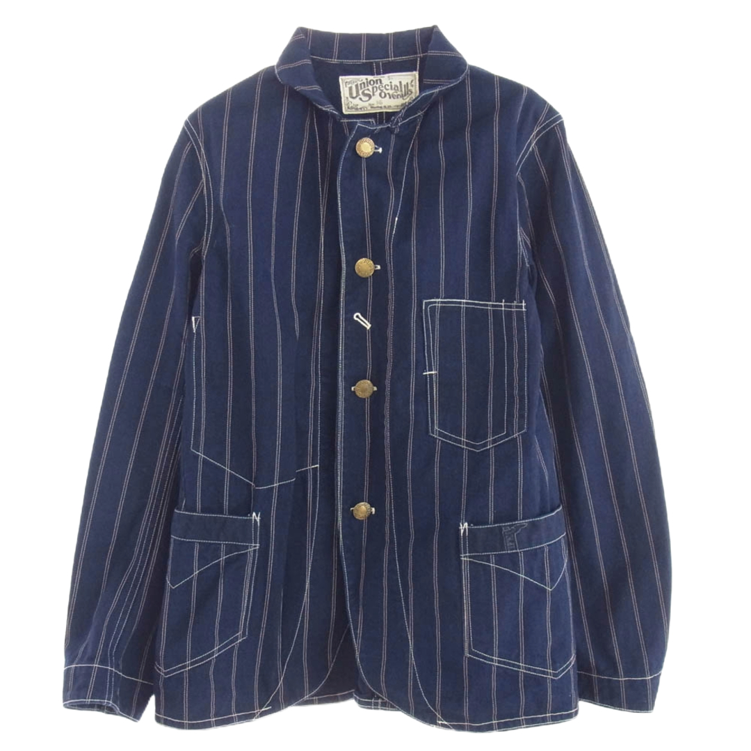 FREEWHEELERS - FREEWHEELERS フリーホイーラーズ CONDUCTOR JACKET WABASH STRIPE 1800年代 ワーク スタイル コンダクター ジャケット ウォバッシュ インディゴブルー系 36【中古】の通販 by LIFEラクマ店|フリーホイーラーズならラクマ FREEWHEELERS - FREEWHEELERS フリーホイーラーズ CONDUCTOR JACKET WABASH STRIPE 1800年代 ワーク スタイル コンダクター ジャケット ウォバッシュ インディゴブルー系 36【中古】の通販 by LIFEラクマ店|フリーホイーラーズならラクマ