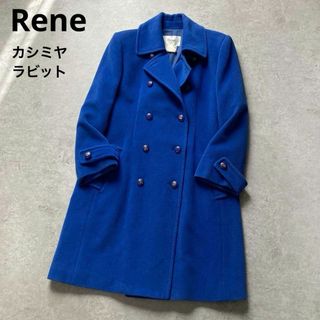 René - ☆美品・ほぼ未使用☆ ルネ Rene ロングコート アンゴラ René - ☆美品・ほぼ未使用☆ ルネ Rene ロングコート アンゴラ