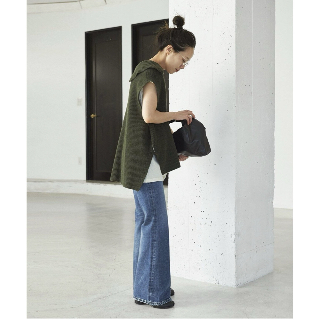 Plage(プラージュ)の【美品】Plage  NEPLA. RIB VEST ニット レディースのトップス(ベスト/ジレ)の商品写真