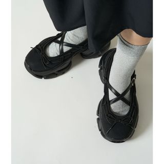 フリークスストア(FREAK'S STORE)の【MiJoRu様専用】限定展開　厚底 リボン クロスベルト シューズ(スニーカー)