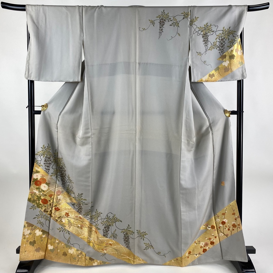訪問着 身丈165cm 裄丈69cm 正絹 名品 【中古】 訪問着 身丈165cm 裄丈69cm 正絹 名品 【中古】