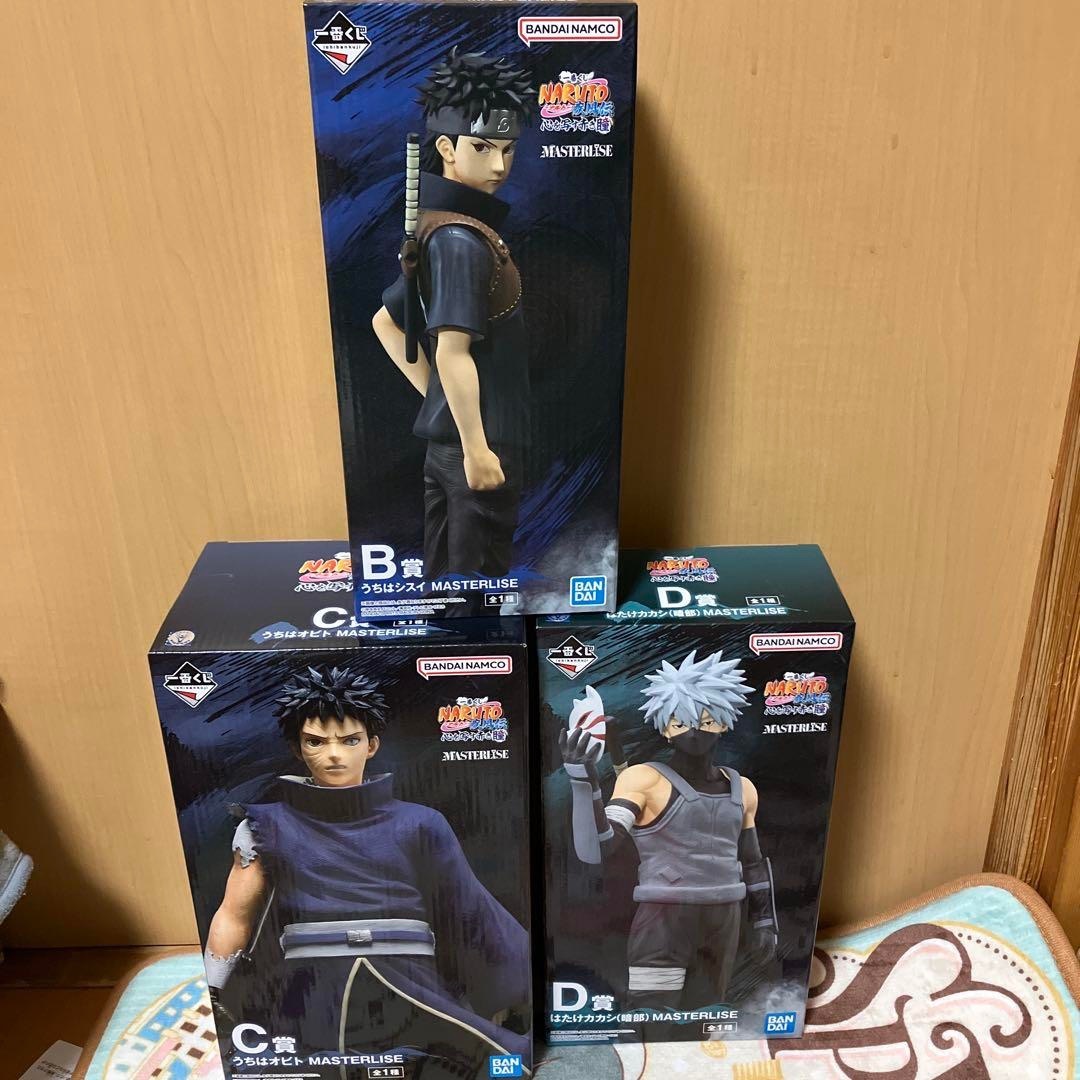 NARUTO 一番くじ　うちはオビト　うちはシスイ　はたけカカシ　セット