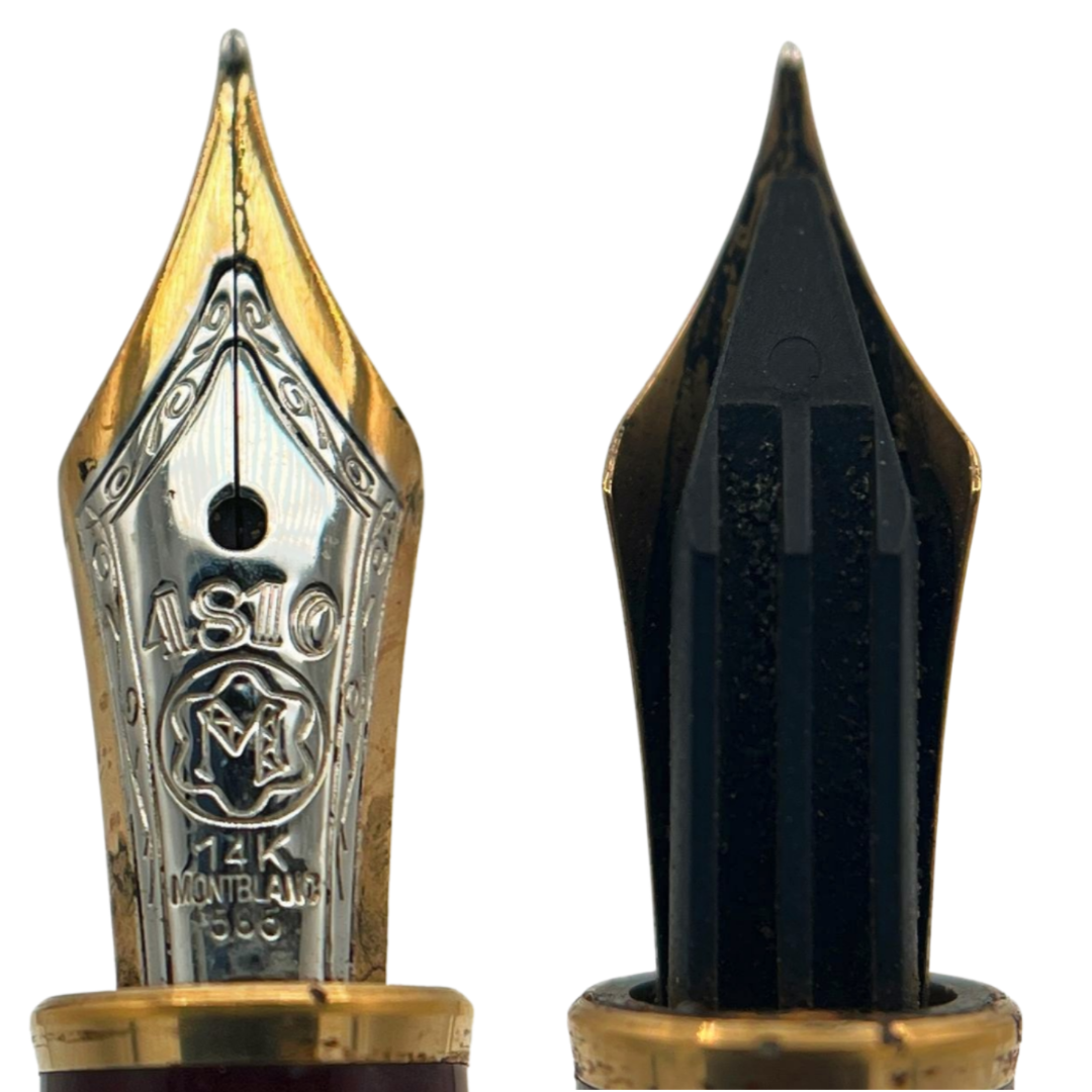 MONTBLANC - モンブラン レジン マイスターシュテュック ペン先14K 万年筆 筆記不可 ペン MONTBLANC - モンブラン レジン マイスターシュテュック ペン先