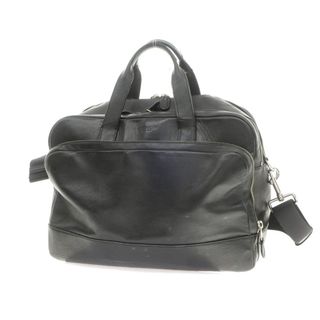 コーチ(COACH)の【中古】コーチ COACH フルレザー ボストンバッグ ブラック【W39xH29xD16.5】【メンズ】(ボストンバッグ)