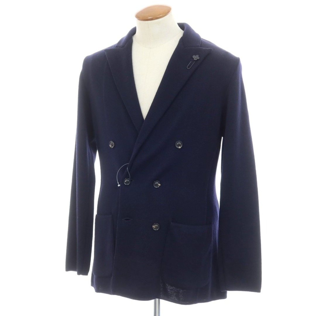中古】ラルディーニ LARDINI ウール 6つボタン ニットジャケット 中古】ラルディーニ LARDINI ウール 6つボタン ニットジャケット