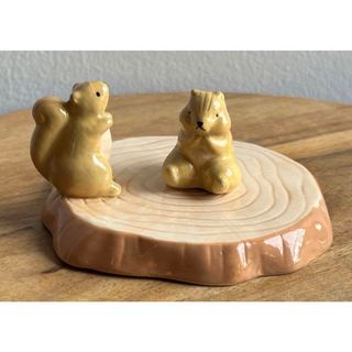 【新品】リスの小物セット(置物)