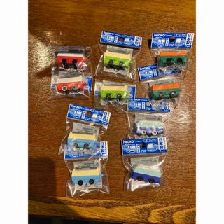 イワコー(iwako)のおもしろ消しゴム　電車とバス5種各2個セット(消しゴム/修正テープ)