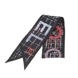 CHANEL - ☆CHANEL☆ストール シフォン ココマーク カメリア CHANEL - ☆CHANEL☆ストール シフォン ココマーク カメリア