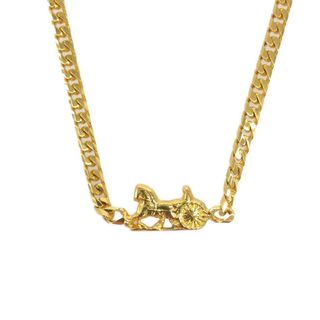 CELINE - 【良品】セリーヌ ゴールド ネックレス 馬車 オールド CELINE - 【良品】セリーヌ ゴールド ネックレス 馬車 オールド