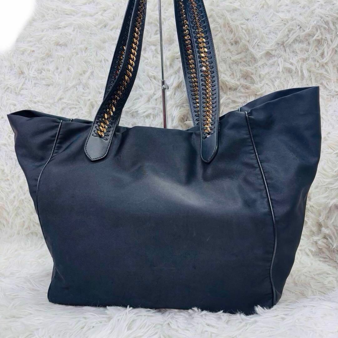 Stella McCartney - 美品 ステラマッカートニー ファラベラ トートバッグ A4 肩掛け チェーン 金