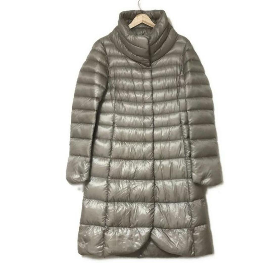 HERNO(ヘルノ) ダウンコート サイズ42 M レディース - グレー HERNO(ヘルノ) ダウンコート サイズ42 M レディース - グレー