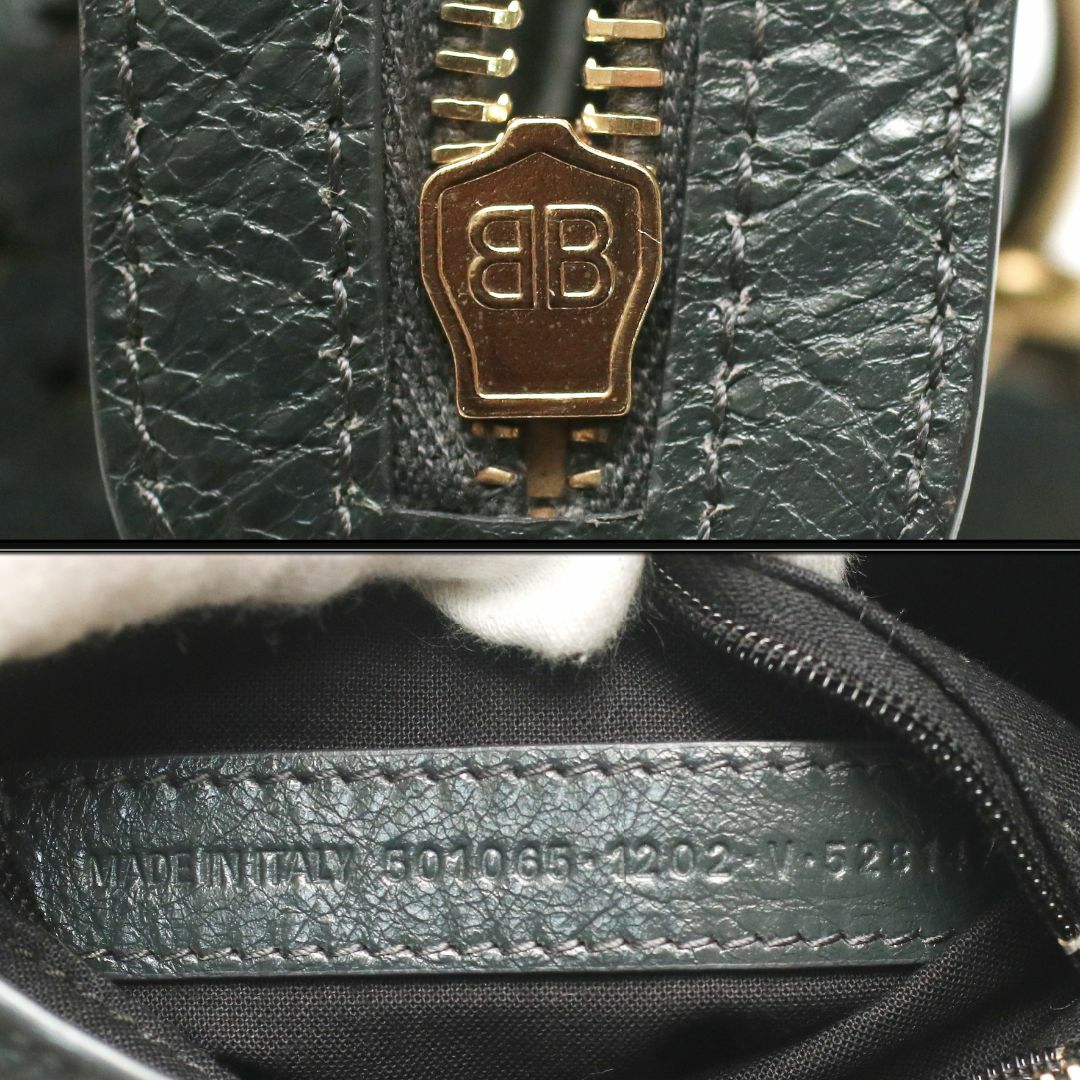 BALENCIAGA - ◇バレンシアガ◇ ミニ シティ / グレー レザー BALENCIAGA - ◇バレンシアガ◇ ミニ シティ / グレー レザー