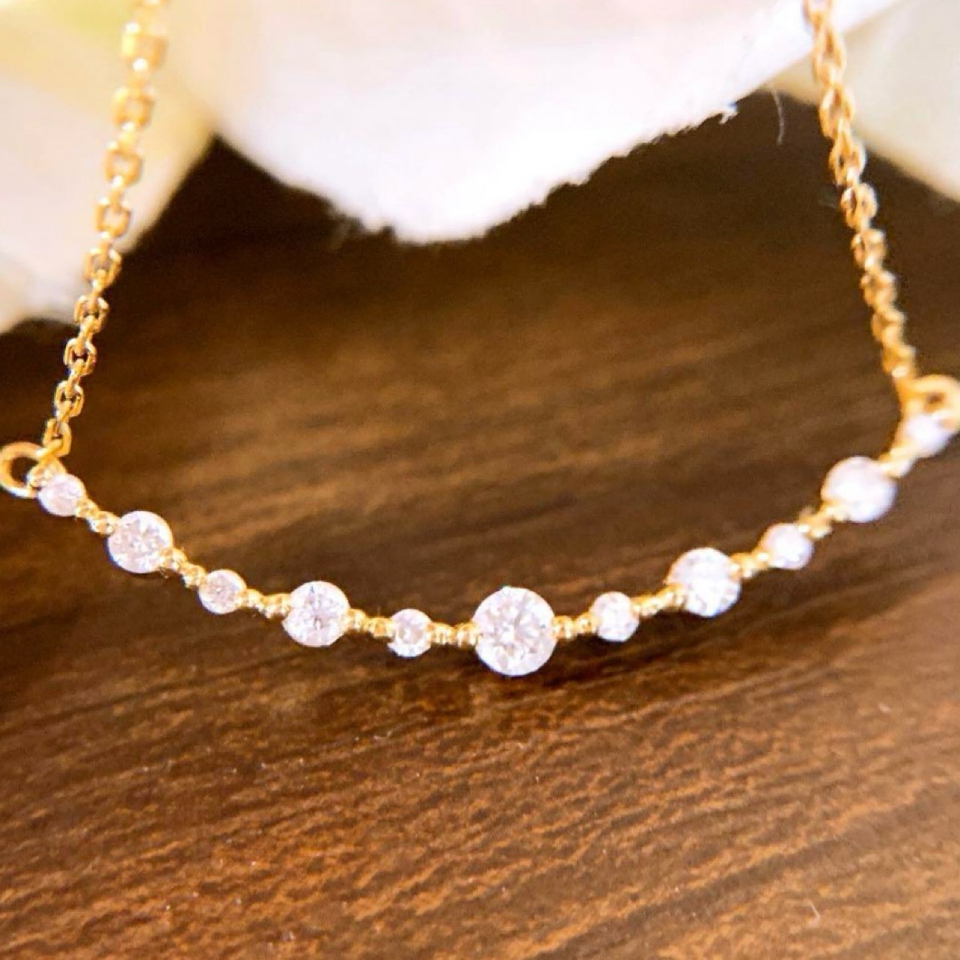 4℃ - 美品❗️4℃ プレジェンス❗️D0.24CT✨k18アーチダイヤ 4℃ - 美品❗️4℃ プレジェンス❗️D0.24CT✨k18アーチダイヤ