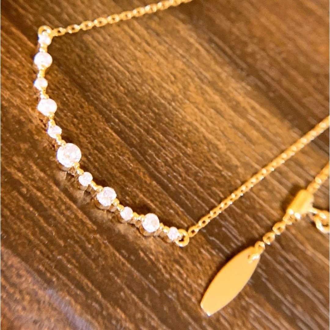 4℃ - 美品❗️4℃ プレジェンス❗️D0.24CT✨k18アーチダイヤ 4℃ - 美品❗️4℃ プレジェンス❗️D0.24CT✨k18アーチダイヤ