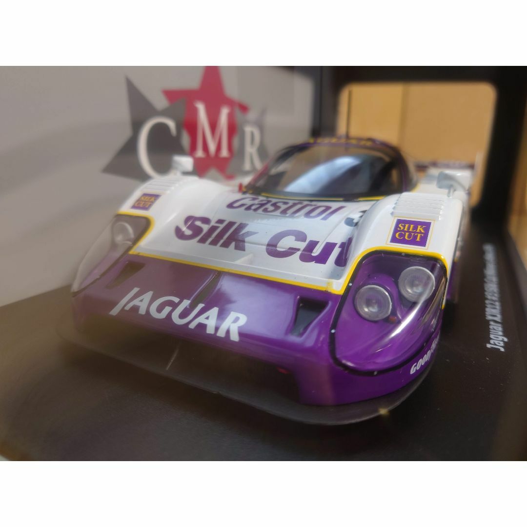 1/18 ジャガーXJR-12 #3 シルクカット ルマン1990優勝 CMR製の 1/18 ジャガーXJR-12 #3 シルクカット ルマン1990優勝 CMR製の